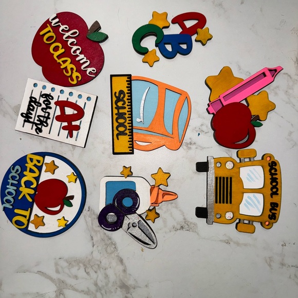 Adorable Back-to-School Tiered Tray Accents - Picture 9 of 15